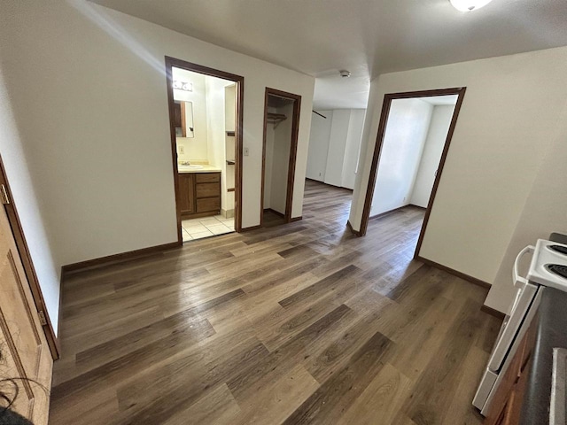 201-207 S Main St, Jefferson, WI 53549 - interior space featuring light wood-style floors and baseboards