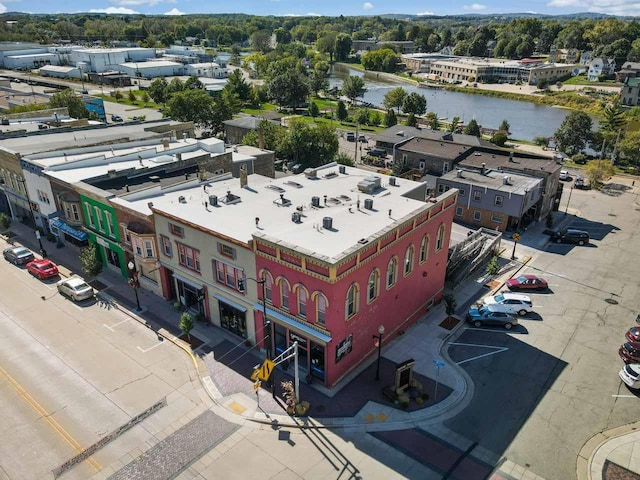 201-207 S Main St, Jefferson, WI 53549 - drone / aerial view with a water view