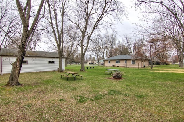 view of yard