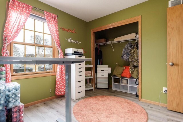 closet with visible vents