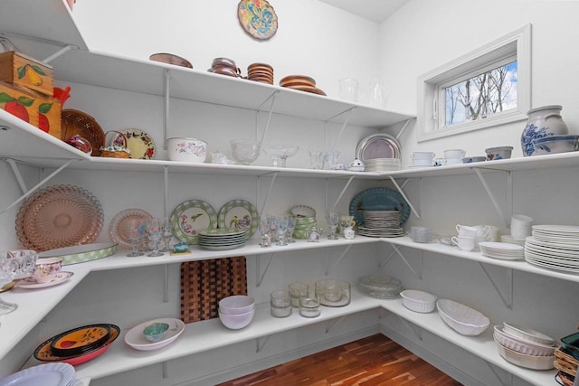 view of pantry