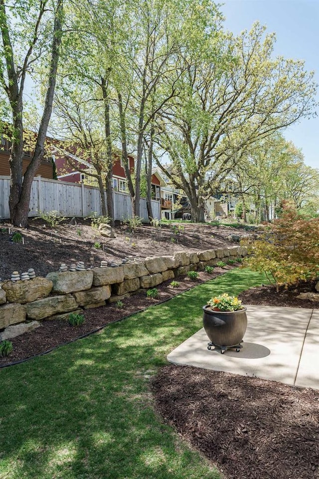 6667 S Chickahauk Trl, Middleton, WI 53562 - view of yard with fence and a patio area