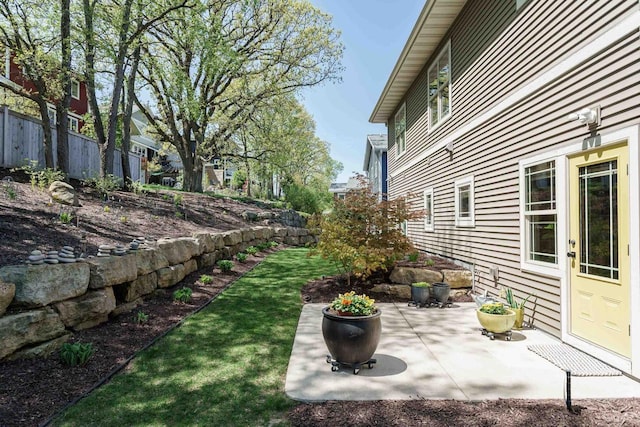 6667 S Chickahauk Trl, Middleton, WI 53562 - view of yard featuring a patio area and fence