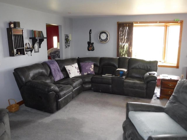 10621 Cth F, Newton, WI 53063 - living room featuring carpet flooring