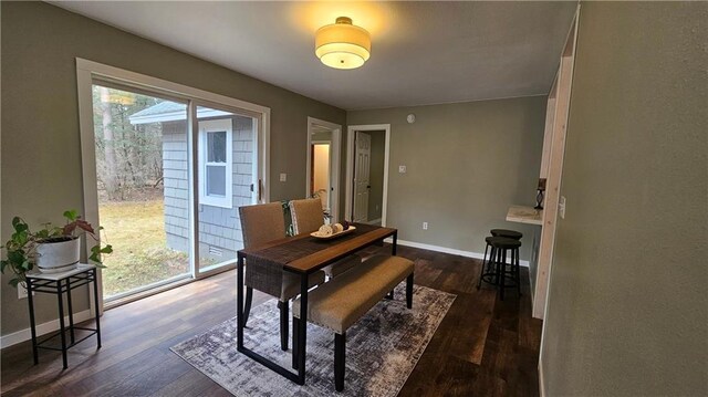 10039 State Highway 27, Hayward, WI 54843 - office space featuring dark wood-type flooring and baseboards