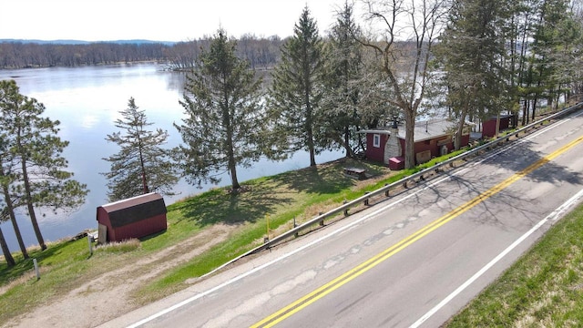 26297 State Highway 60, Lone Rock, WI 53556 - view of street featuring a water view and a wooded view
