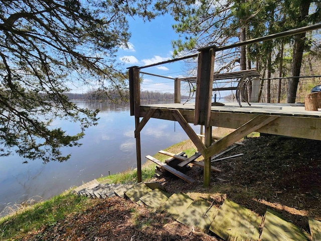 26297 State Highway 60, Lone Rock, WI 53556 - view of dock featuring a water view