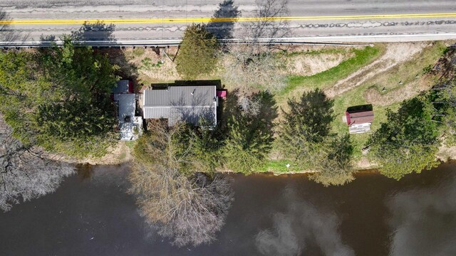 26297 State Highway 60, Lone Rock, WI 53556 - bird's eye view with a water view