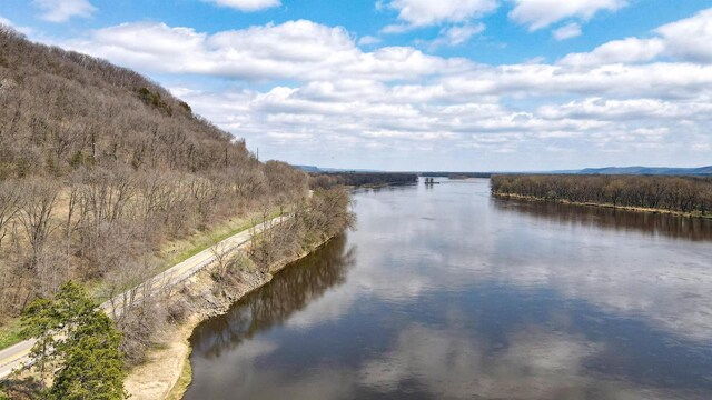 26297 State Highway 60, Lone Rock, WI 53556 - water view featuring a forest view