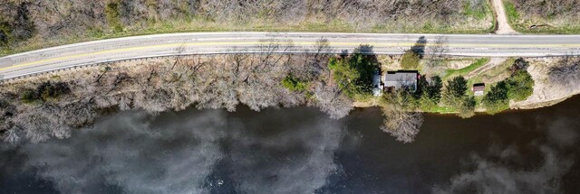26297 State Highway 60, Lone Rock, WI 53556 - bird's eye view with a water view