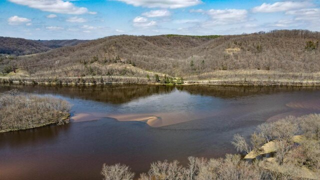 26297 State Highway 60, Lone Rock, WI 53556 - view of water feature with a mountain view and a wooded view