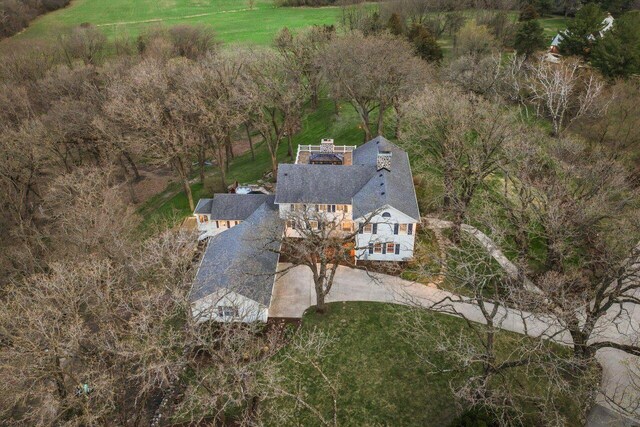 drone / aerial view