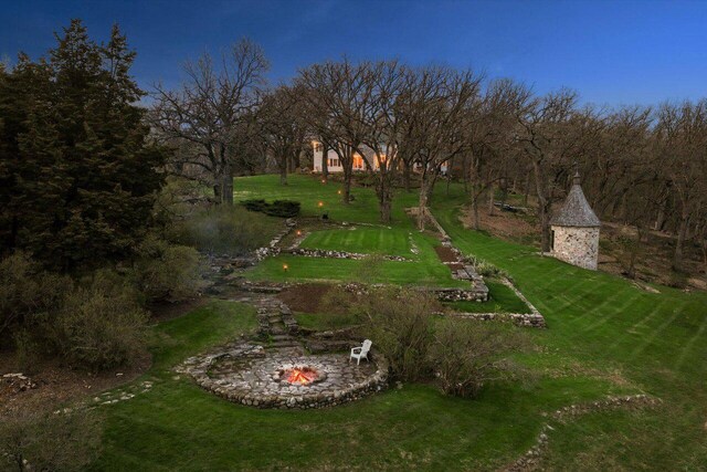drone / aerial view