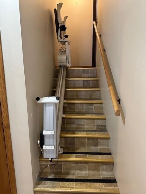 view of stairs