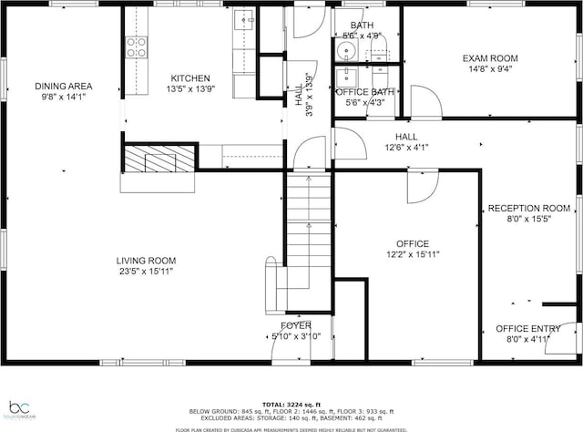 901 E Grant St, Appleton, WI 54911 - floor plan