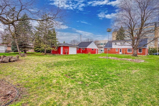 901 E Grant St, Appleton, WI 54911 - view of yard with an outbuilding