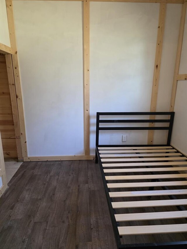 W10686 County Road X, Crivitz, WI 54114 - unfurnished bedroom with wood finished floors