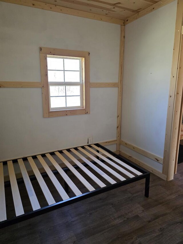 W10686 County Road X, Crivitz, WI 54114 - unfurnished bedroom with wood finished floors