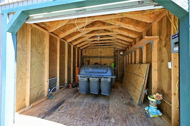 view of storage