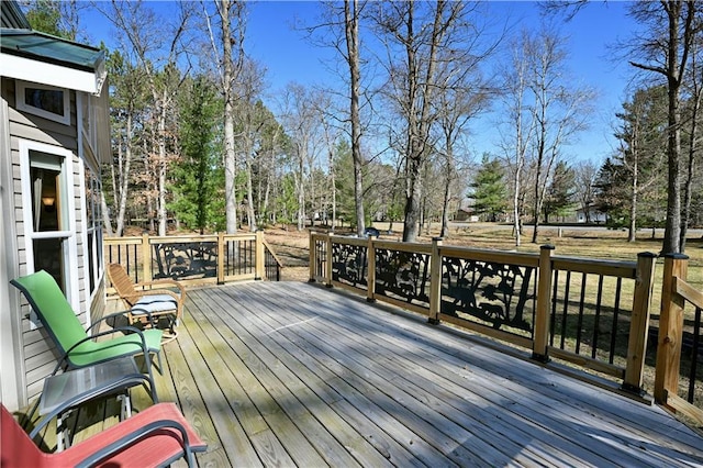 view of deck