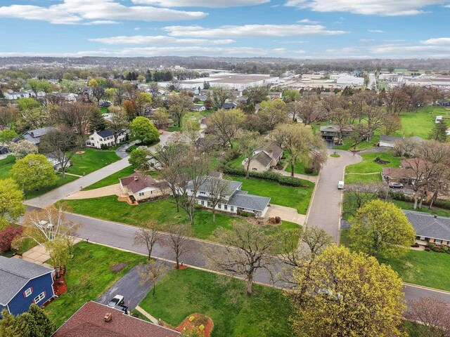birds eye view of property featuring a residential view