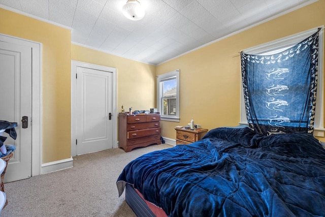2562 N 68th St Unit 2564, Wauwatosa, WI 53213 - bedroom with crown molding, carpet, and baseboards