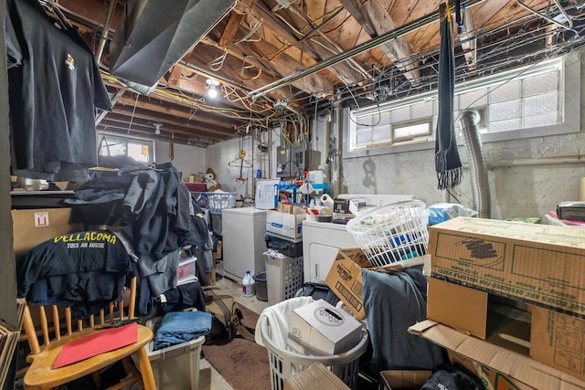 2562 N 68th St Unit 2564, Wauwatosa, WI 53213 - basement featuring washer and clothes dryer