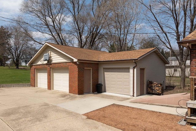 233 N 1st St, Princeton, WI 54968 - view of detached garage