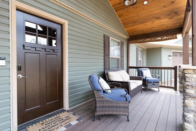 436 Duffers Trl, Nekoosa, WI 54469 - view of wooden deck