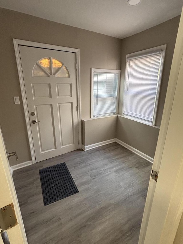 1742 Kremer Ave, Racine, WI 53402 - foyer with wood finished floors and baseboards