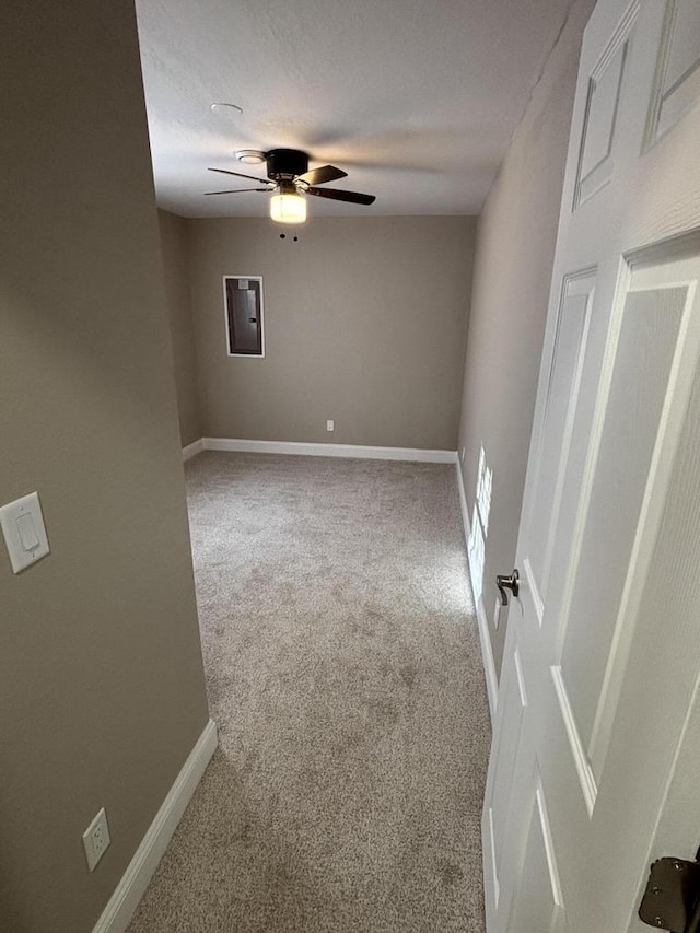 1742 Kremer Ave, Racine, WI 53402 - carpeted empty room featuring ceiling fan and baseboards