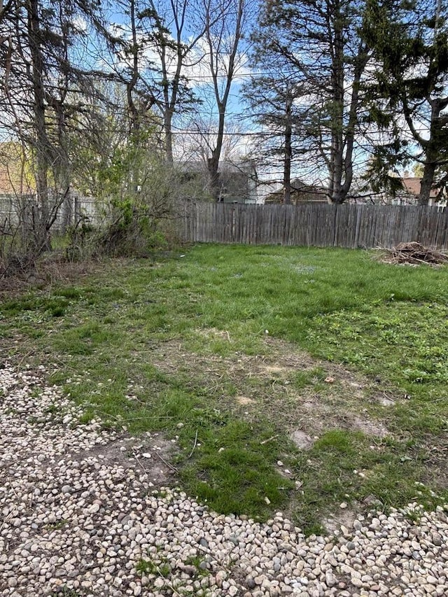 1742 Kremer Ave, Racine, WI 53402 - view of yard with fence