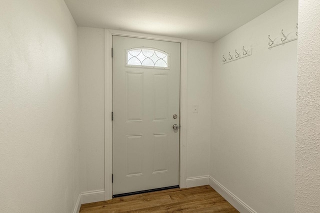 2334 16th Ave, Monroe, WI 53566 - entryway with wood finished floors and baseboards