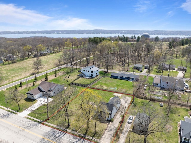 397 W Geneva St, Williams Bay, WI 53191 - aerial view featuring a water view