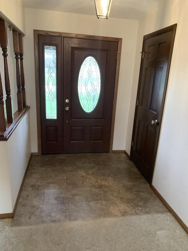312 W Buehler Ave, Nekoosa, WI 54457 - entrance foyer with baseboards