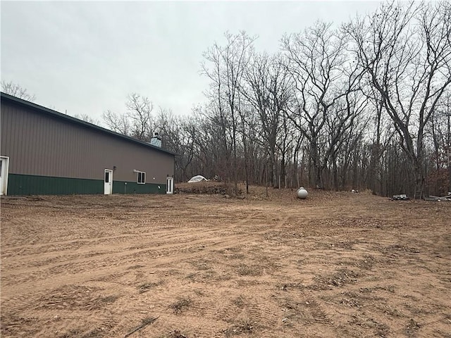 8523 Lakeside Rd, Trego, WI 54888 - view of yard with a pole building and an outbuilding