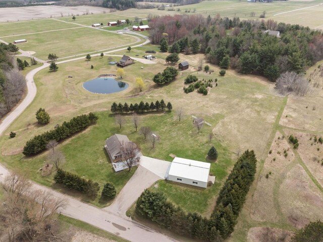 E2145 Johanson Rd, Iola, WI 54945 - drone / aerial view