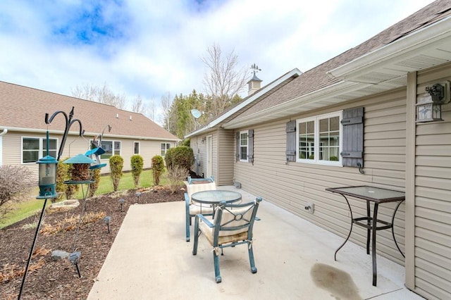 view of patio / terrace featuring outdoor dining area