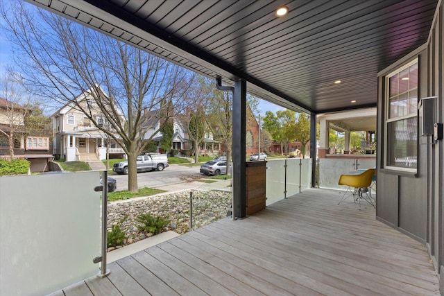2627 N Farwell Ave, Milwaukee, WI 53211 - deck with covered porch and a residential view