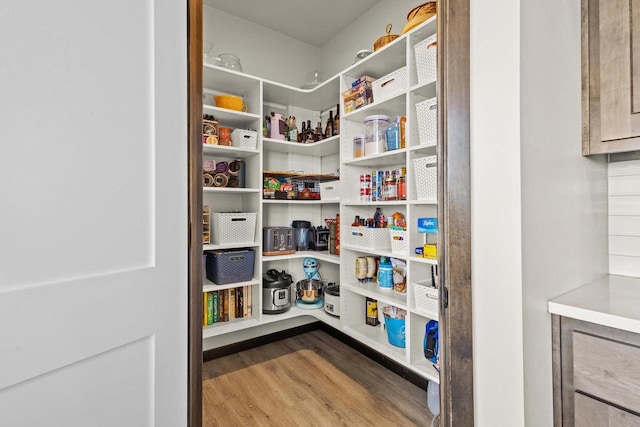 view of pantry