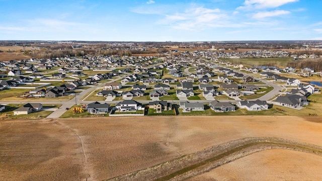 bird's eye view featuring a residential view
