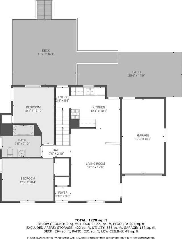 1112 Marquette Ave, Green Bay, WI 54304 - floor plan