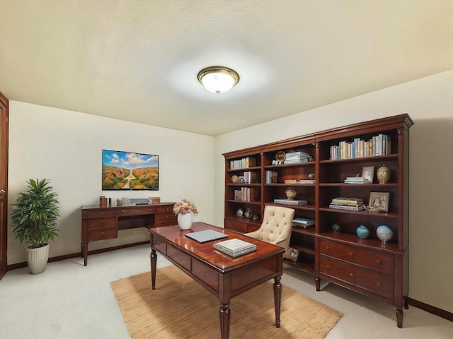 226 Westridge Rd, Janesville, WI 53548 - office with baseboards and light carpet