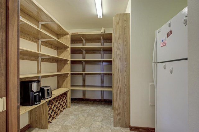 view of storage area