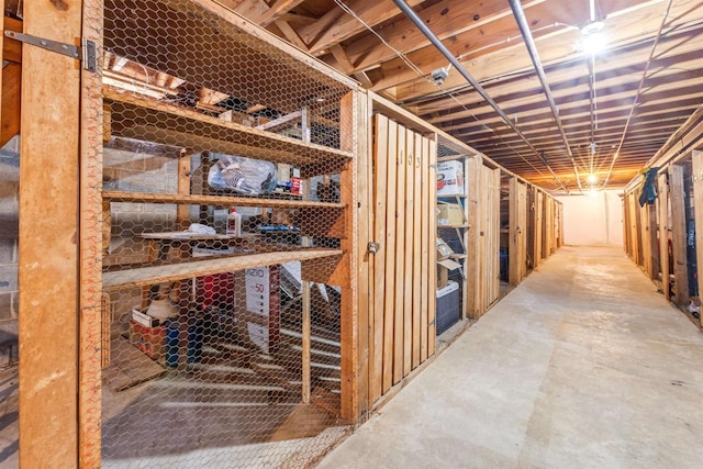 view of storage