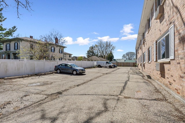 view of street with a residential view