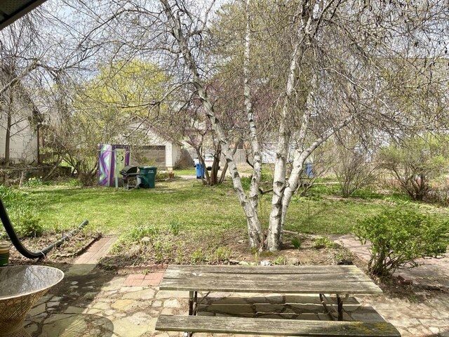 227 1st St, Baraboo, WI 53913 - view of yard with a patio area