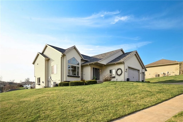 4410 Echo Valley Dr, Eau Claire, WI 54701 - single story home with an attached garage and a front lawn
