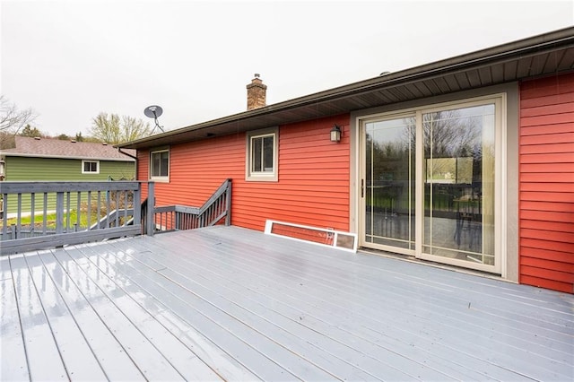 3434 Hester St, Eau Claire, WI 54701 - view of wooden deck