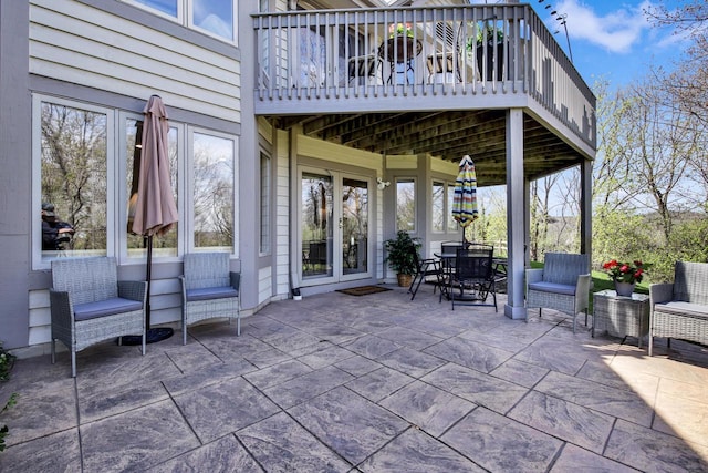 view of patio / terrace with outdoor dining area